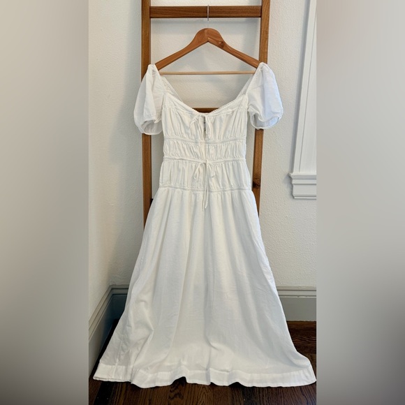 Reformation Rhett Dress White - Picture 3 of 7